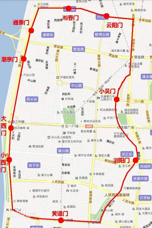 长沙城门老照片
